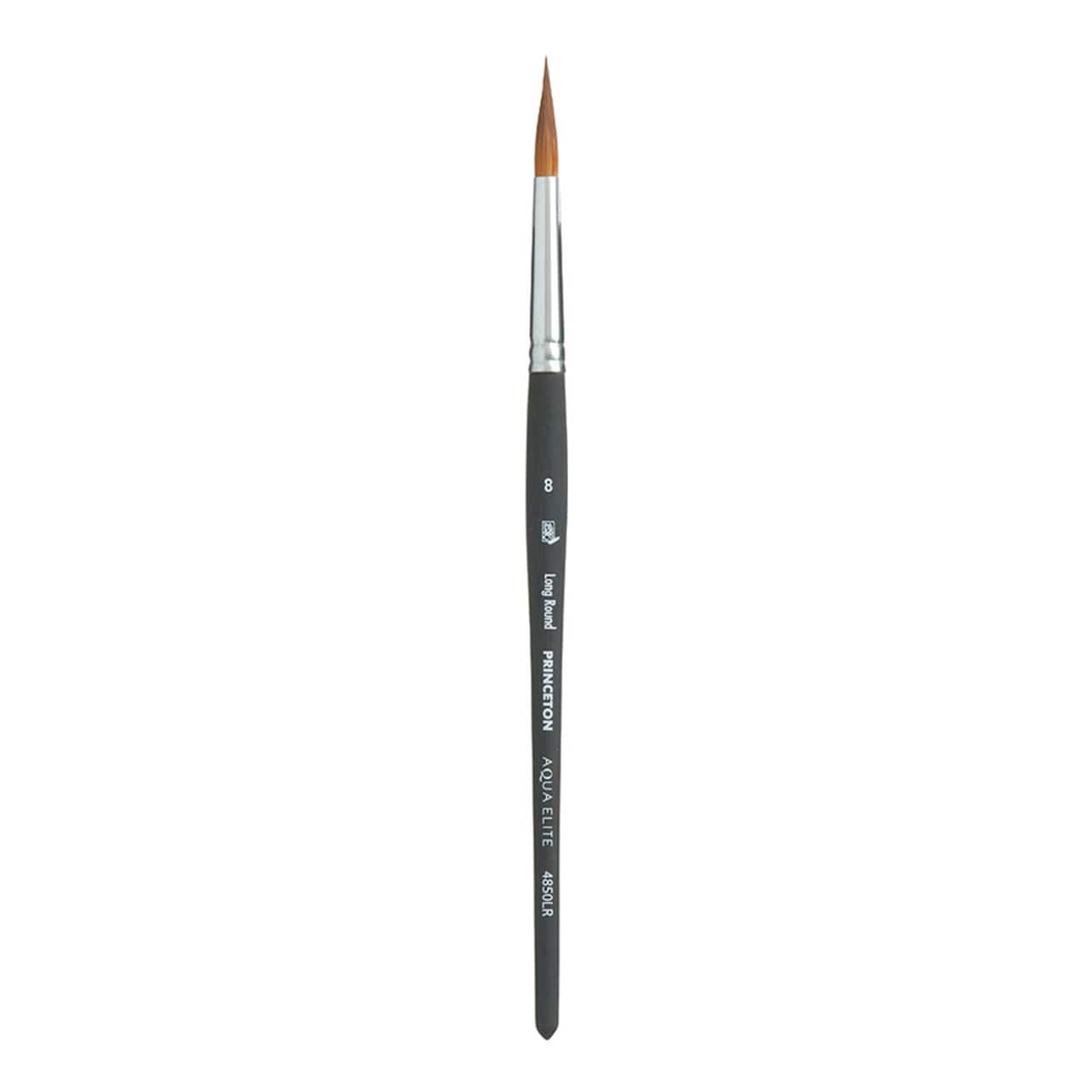 Princeton Art & Brush Co Aqua Elite Synthetic Kolinsky Sable Watercolor Brush, Long Round, 8